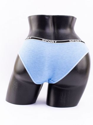 Слипы в рубчик с надписью "sport" - фото 3