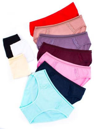 Слипы с кружевом и сеточным поясом - фото 2