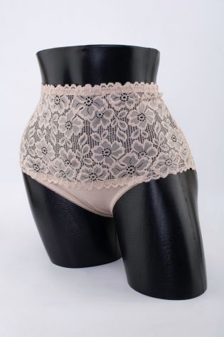 Слипы с цветочным кружевом - фото 1