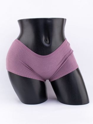 Шорты-трусы в рубчик - фото 1