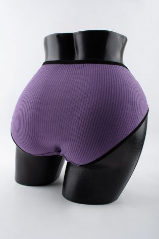 Слипы в рубчик с черной полоской - фото 3