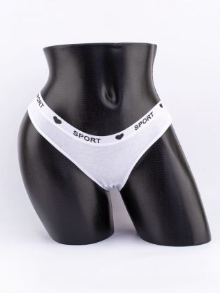 Слипы с эластичным поясом с надписью "sport" - фото 1