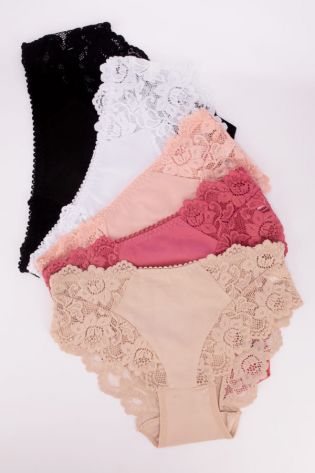 Слипы с цветочным кружевом - фото 2