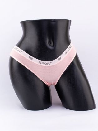 Слипы с эластичным поясом с надписью "sport" - фото 1