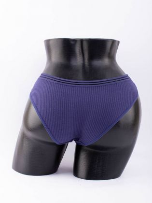 Слипы в рубчик с прозрачным поясом  - фото 3