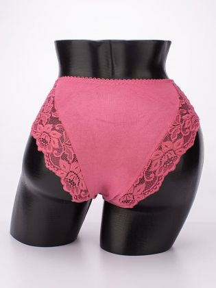 Слипы с цветочным кружевом - фото 3