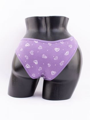 Слипы принтом "сердечки" - фото 3