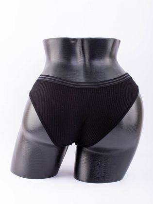 Слипы в рубчик с прозрачным поясом  - фото 3