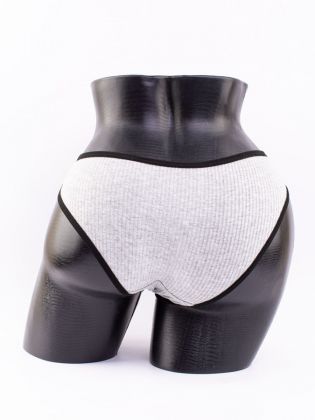 Слипы в рубчик с черной полоской - фото 3